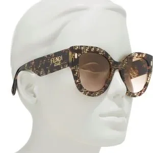 Fendi | Accessories | Nwt Fendi 52mm Cat Eye Logo Sunglasses  display picture 3